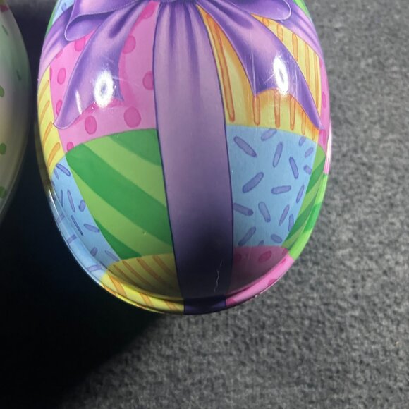 American Greetings Easter Egg Treat Containers Vintage 6 in. SET of TWO - Picture 4 of 7